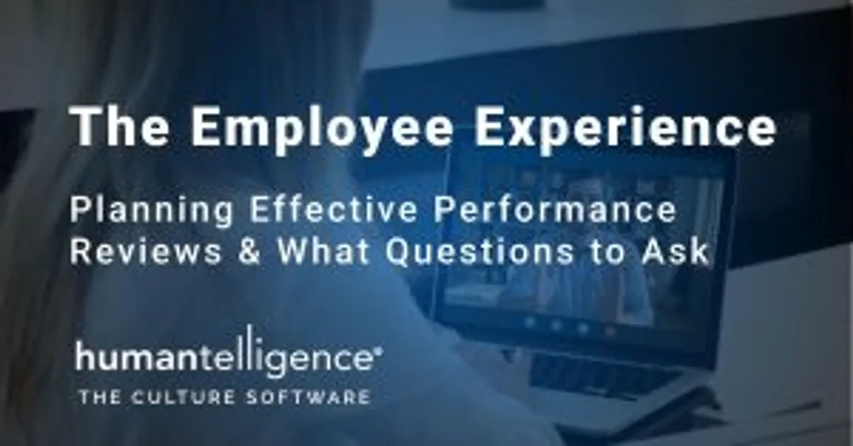 Employee Performance Reviews: Effective Questions