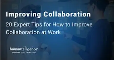 20 Expert Tips to Improve Collaboration at Work