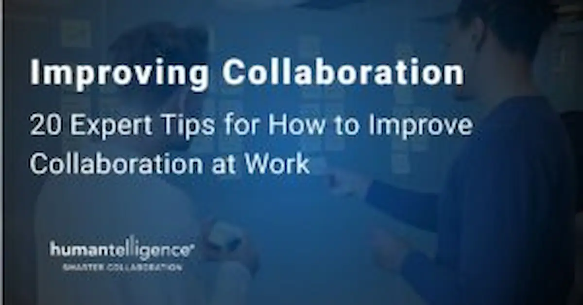 improve collaboration at work